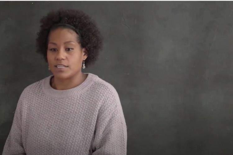 a still frame from the video of Officer Chaunte Ford