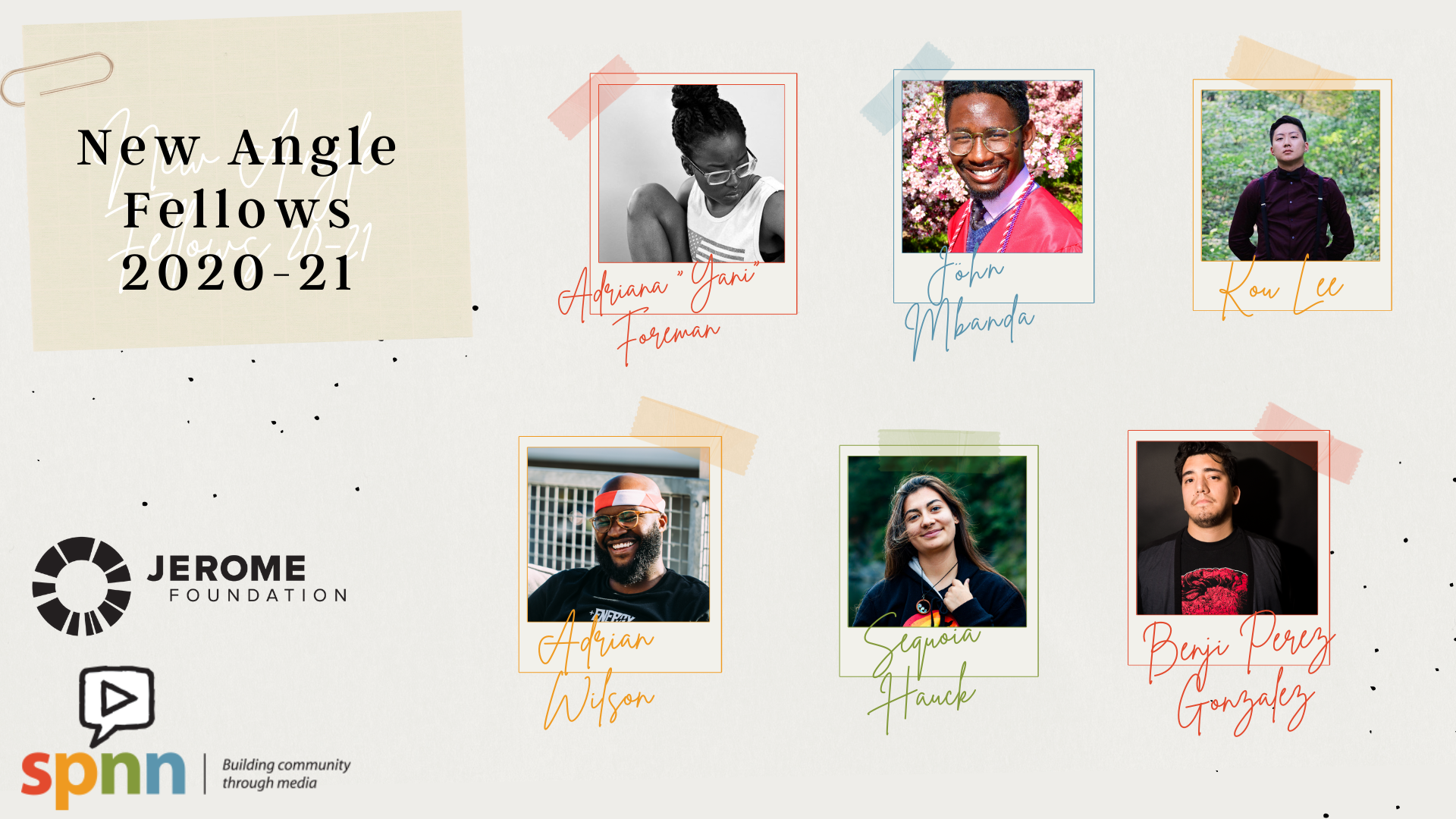New Angle Fellows 2020-21